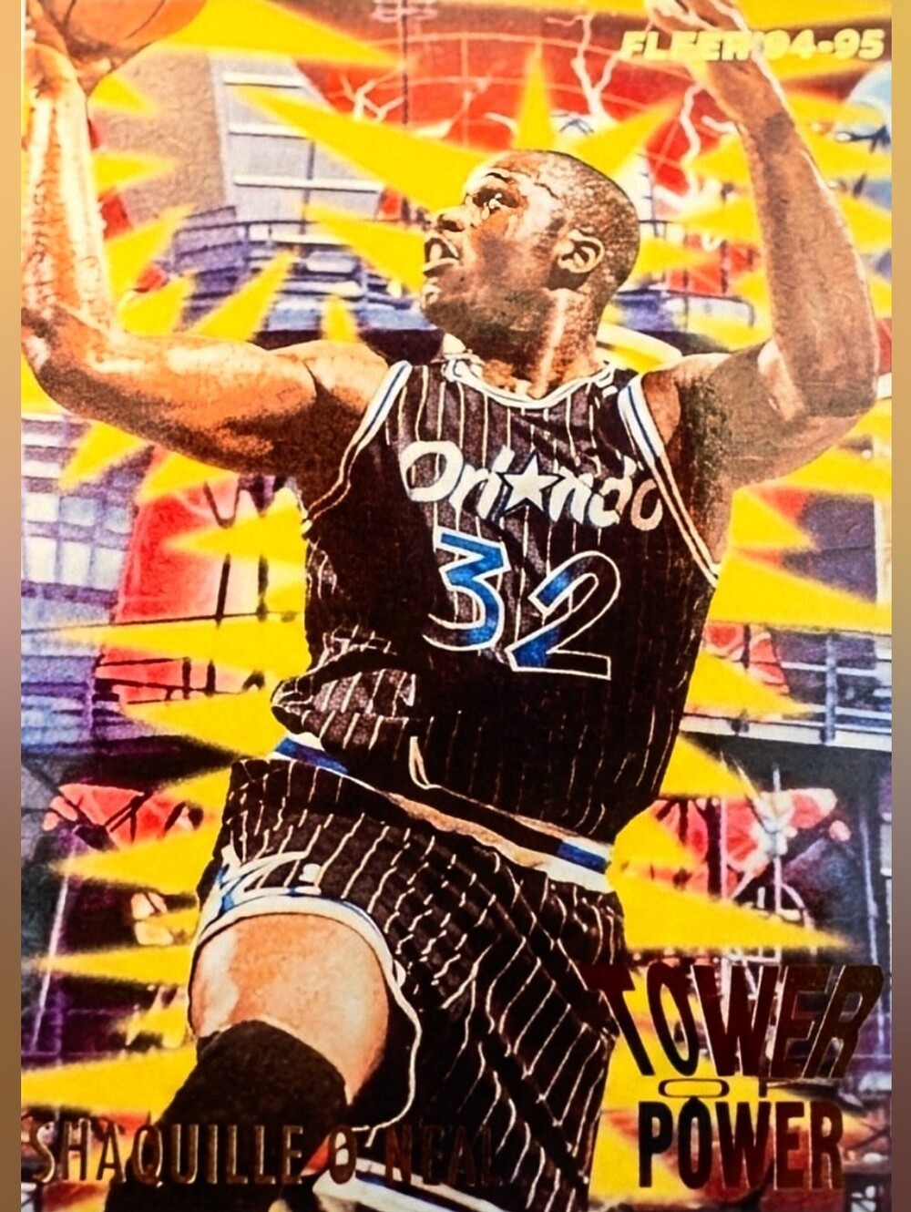 NEW! SHAQ ORLANDO MAGIC 8.5x11 ULTRA GLOSSY COLOR ART FULL PAGE REPRINT POSTER!